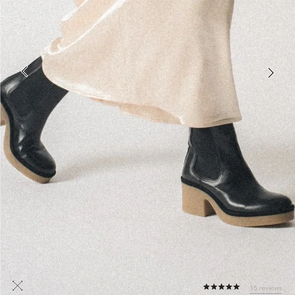 Anonymous Copenhagen - Black soft calf leather w/ gum platform sole - Picture 6 of 7